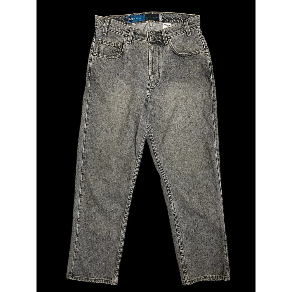 Levi's Vintage SilverTab Gray Denim Jeans Mens 33x30 Fits 32X30 Made In USA Y2K